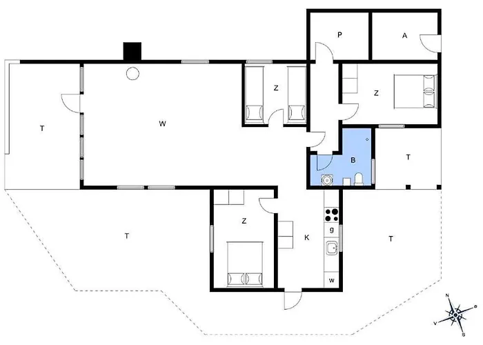 Lk2046-lokken-kristavej-25 Casa de Férias Løkken